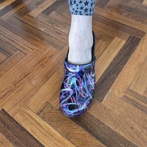 Dansko Black and Multicolor Women's Shoes